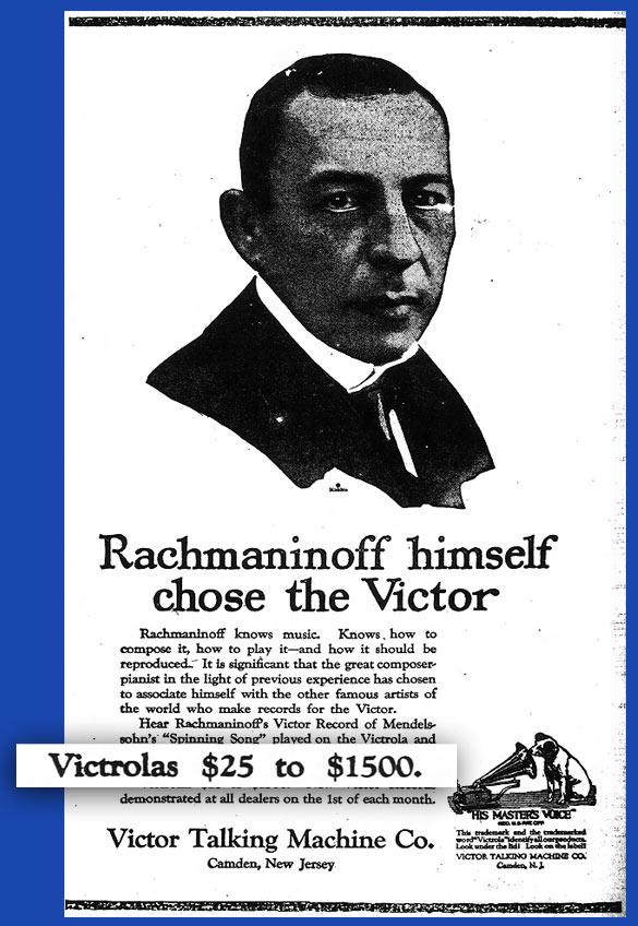 Victrola Newspaper Ad